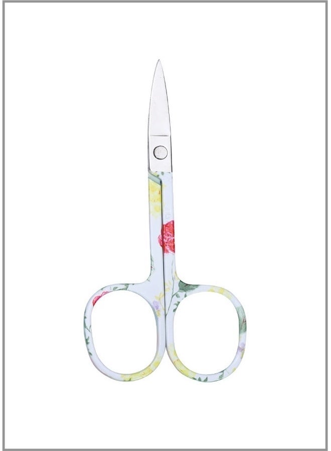 Stainless steel mini portable eyebrow trimmer / nose hair trimmer - White background rose A-type trimmer (single unit in bag) - Image 1